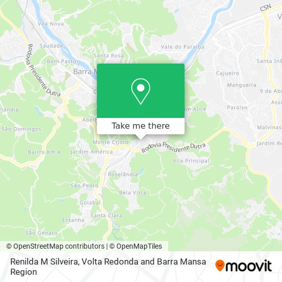 Renilda M Silveira map