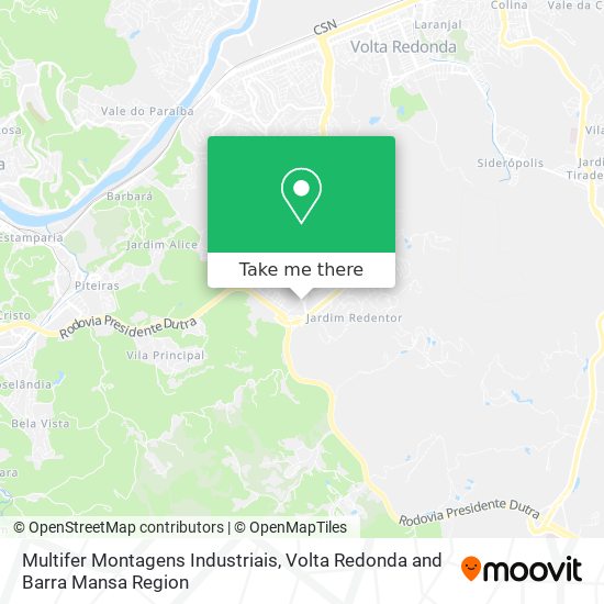 Multifer Montagens Industriais map