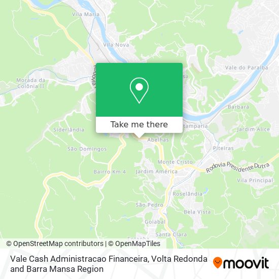 Vale Cash Administracao Financeira map