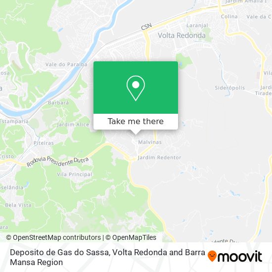 Deposito de Gas do Sassa map