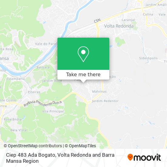 Ciep 483 Ada Bogato map