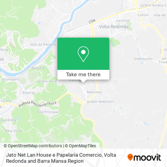 Jato Net Lan House e Papelaria Comercio map