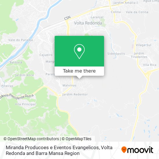 Miranda Producoes e Eventos Evangelicos map