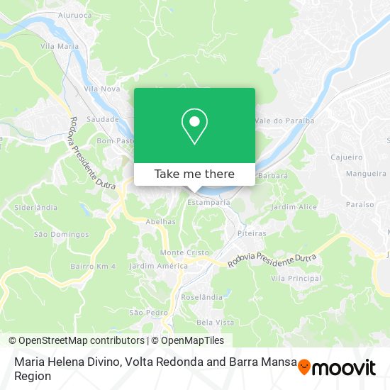 Maria Helena Divino map
