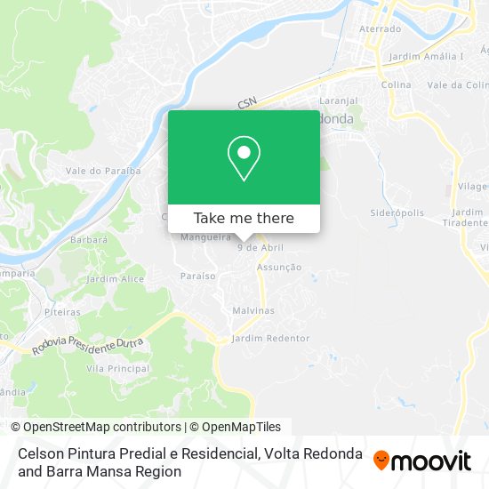 Celson Pintura Predial e Residencial map