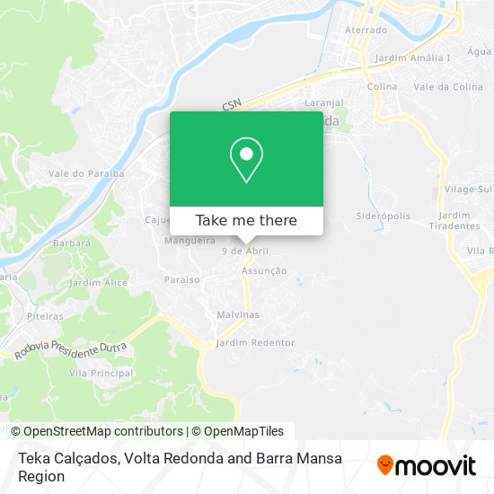 Teka Calçados map