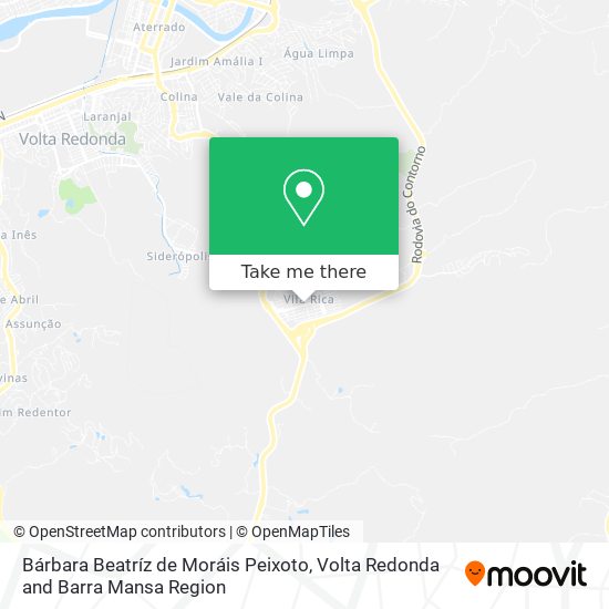 Bárbara Beatríz de Moráis Peixoto map