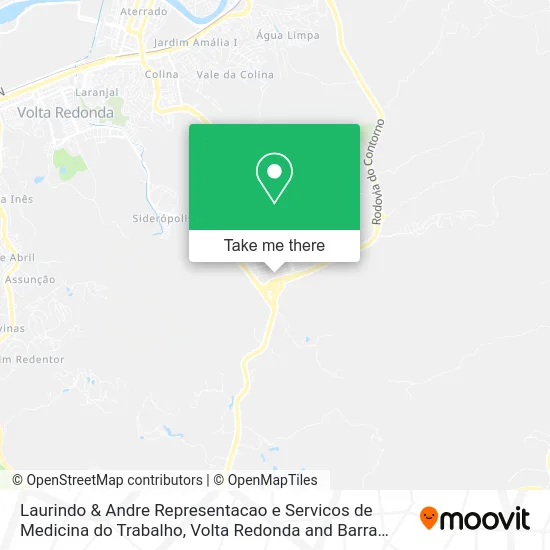 Laurindo & Andre Representacao e Servicos de Medicina do Trabalho map