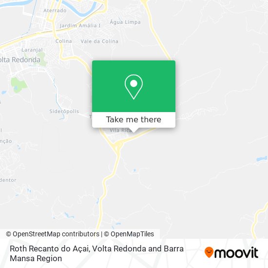 Roth Recanto do Açai map
