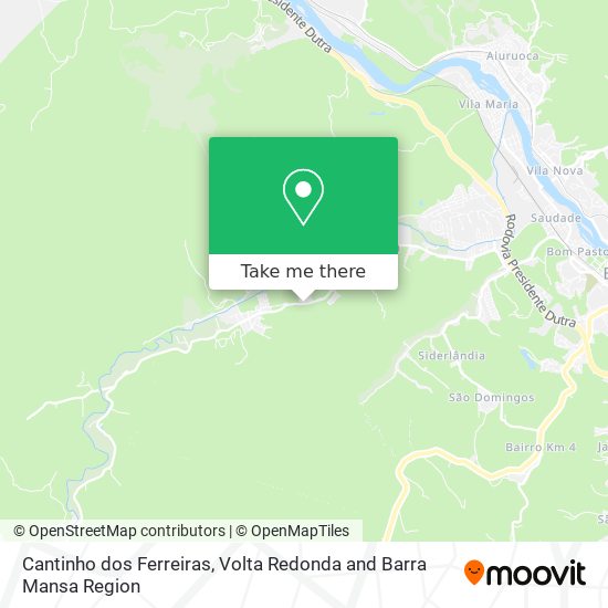 Cantinho dos Ferreiras map
