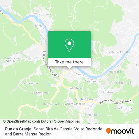 Rua da Granja- Santa Rita de Cassia map