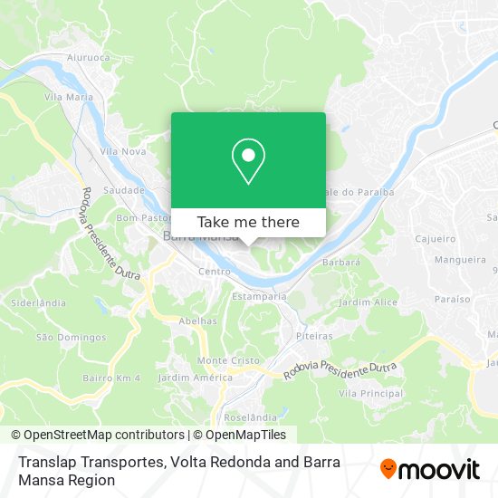 Translap Transportes map