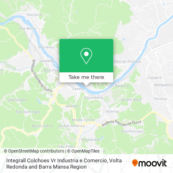 Integrall Colchoes Vr Industria e Comercio map