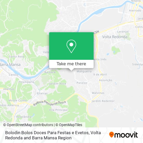 Bolodin Bolos Doces Para Festas e Evetos map