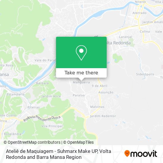 Ateliê de Maquiagem - Suhmarx Make UP map