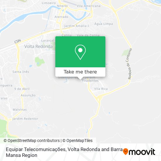 Equipar Telecomunicações map