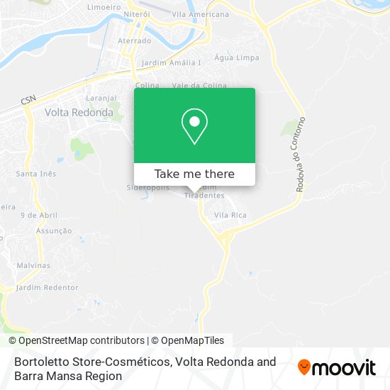 Bortoletto Store-Cosméticos map