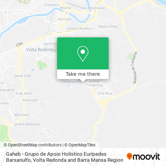 Gaheb - Grupo de Apoio Holístico Eurípedes Barsanulfo map