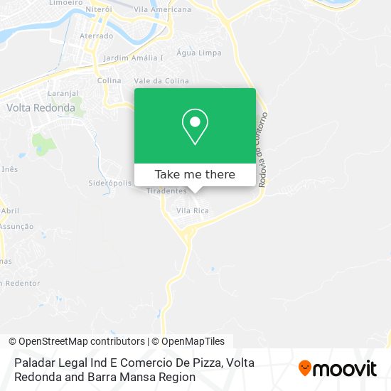 Paladar Legal Ind E Comercio De Pizza map