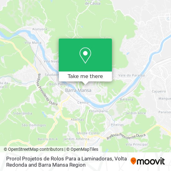 Prorol Projetos de Rolos Para a Laminadoras map