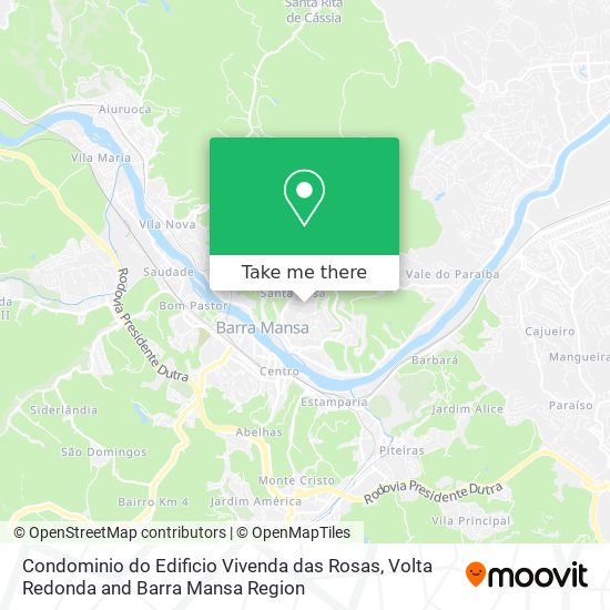 Condominio do Edificio Vivenda das Rosas map