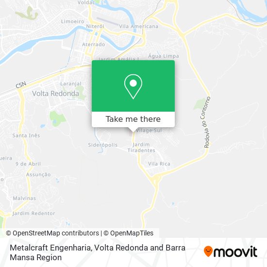 Mapa Metalcraft Engenharia