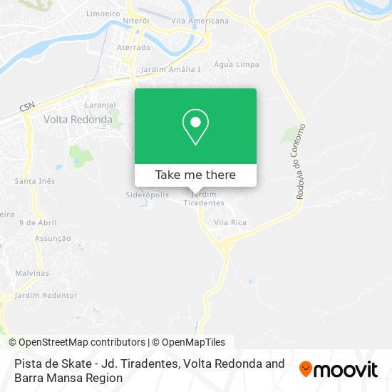 Pista de Skate - Jd. Tiradentes map