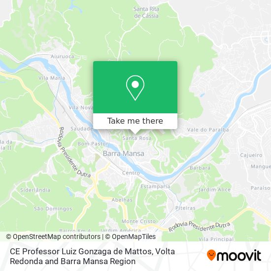 CE Professor Luiz Gonzaga de Mattos map