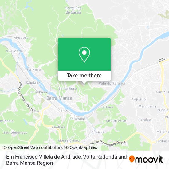 Em Francisco Villela de Andrade map