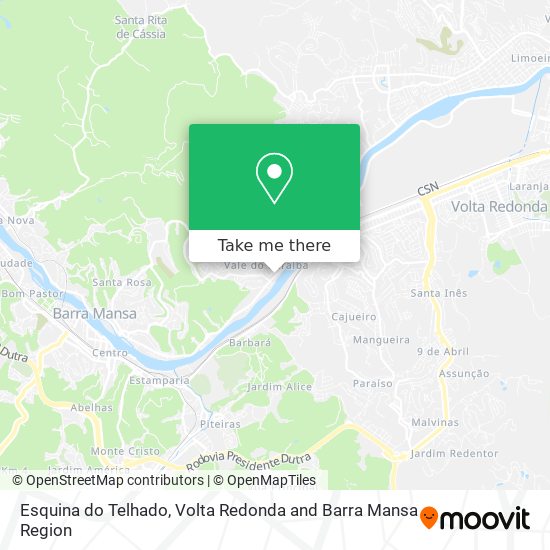 Esquina do Telhado map