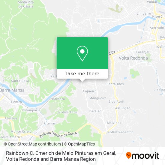 Rainbown-C. Emerich de Melo Pinturas em Geral map