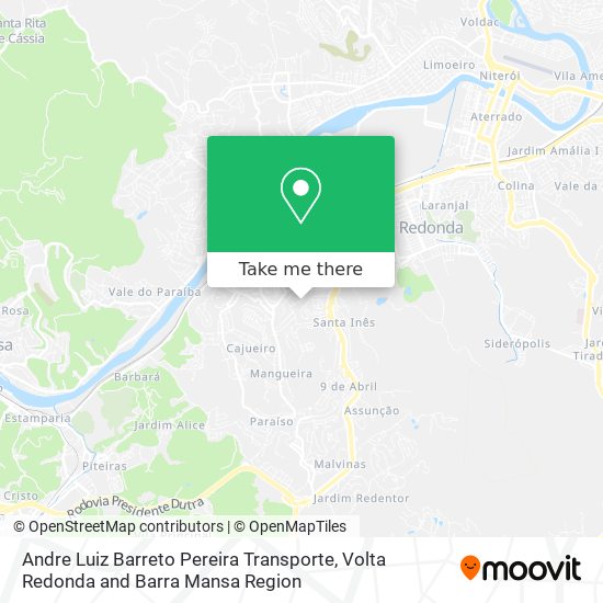 Andre Luiz Barreto Pereira Transporte map