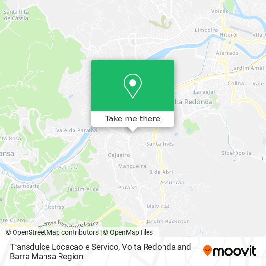 Transdulce Locacao e Servico map