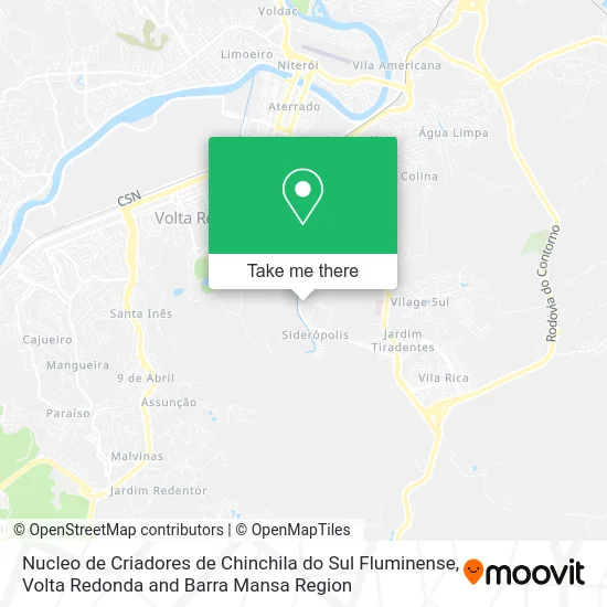Nucleo de Criadores de Chinchila do Sul Fluminense map