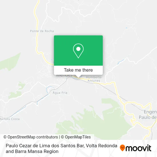 Paulo Cezar de Lima dos Santos Bar map