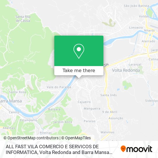ALL FAST VILA COMERCIO E SERVICOS DE INFORMATICA map