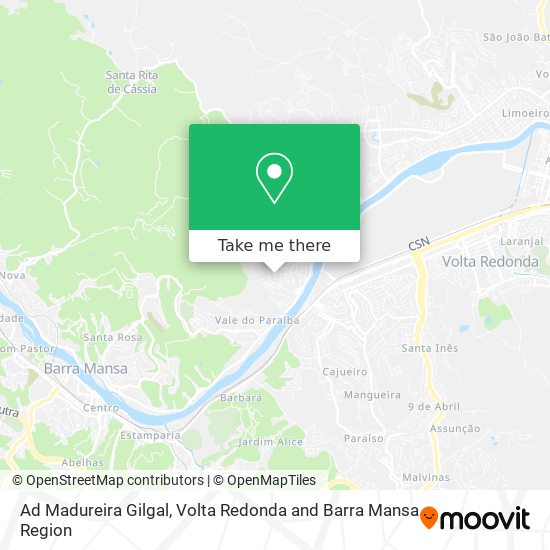 Ad Madureira Gilgal map