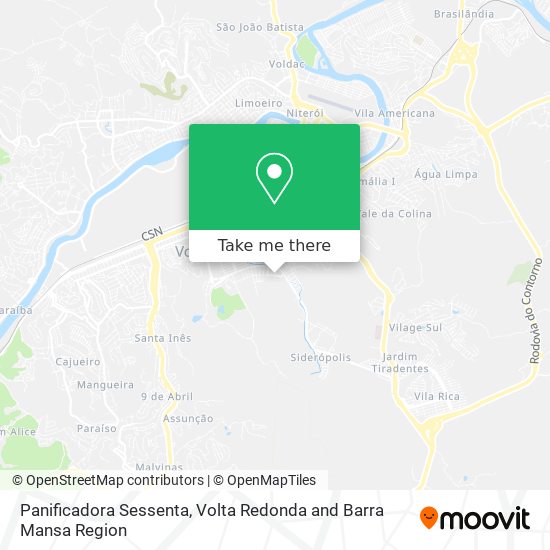 Panificadora Sessenta map