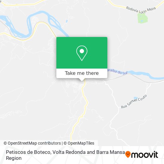 Petiscos de Boteco map
