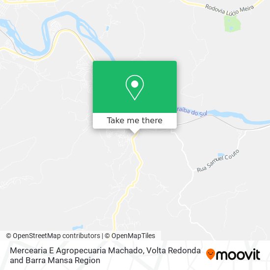 Mercearia E Agropecuaria Machado map
