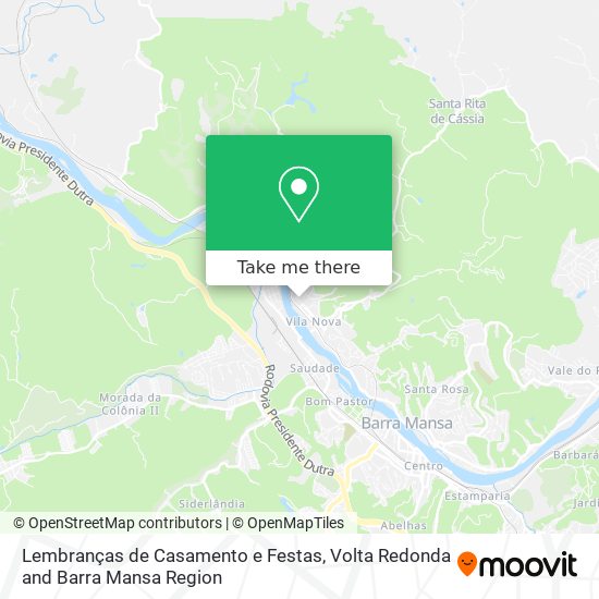 Lembranças de Casamento e Festas map