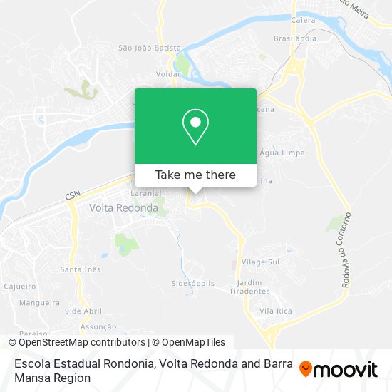Escola Estadual Rondonia map