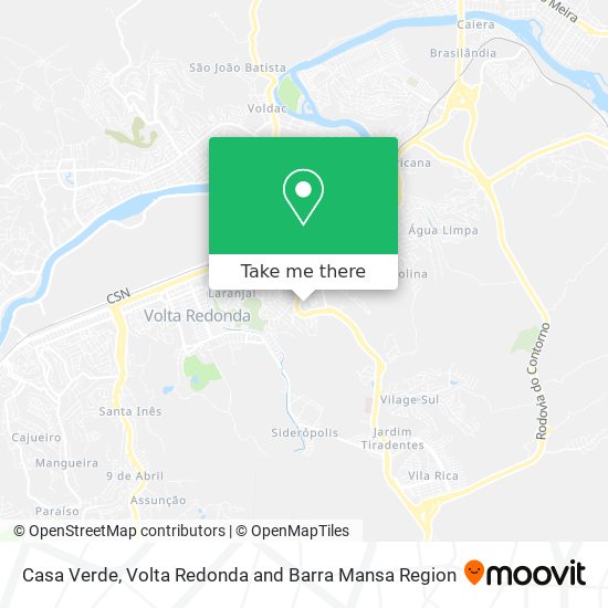 Casa Verde map