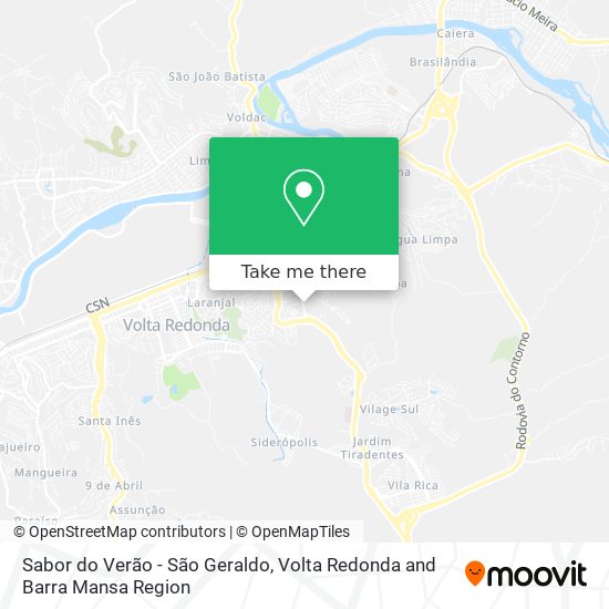 Sabor do Verão - São Geraldo map