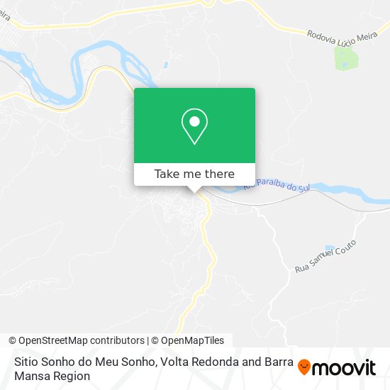 Sitio Sonho do Meu Sonho map