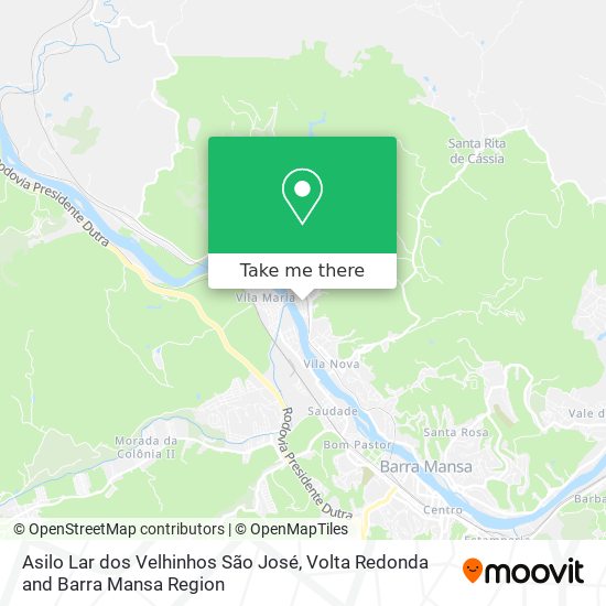 Asilo Lar dos Velhinhos São José map