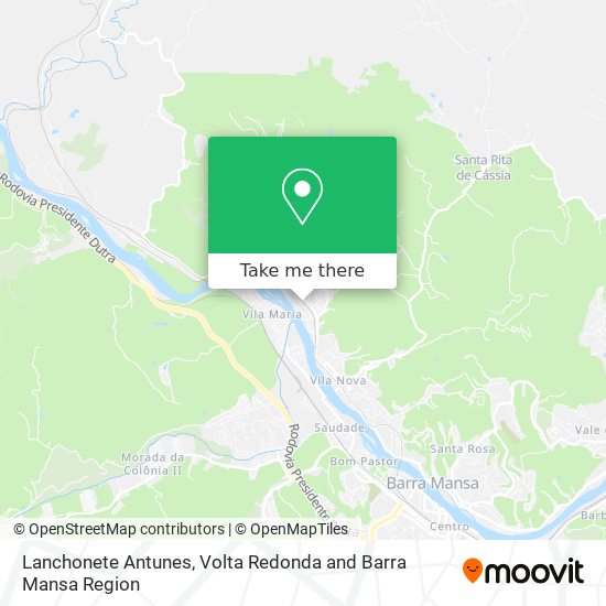 Lanchonete Antunes map