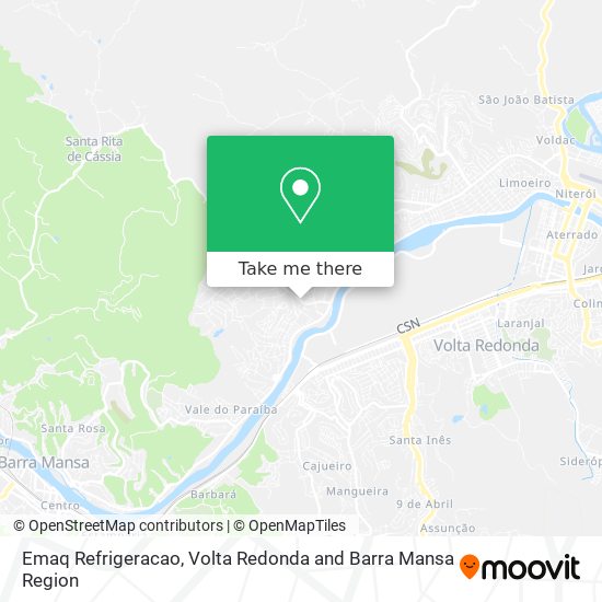 Emaq Refrigeracao map