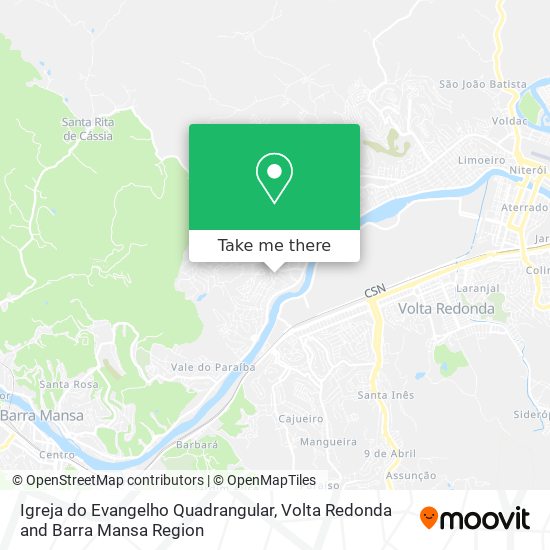 Igreja do Evangelho Quadrangular map