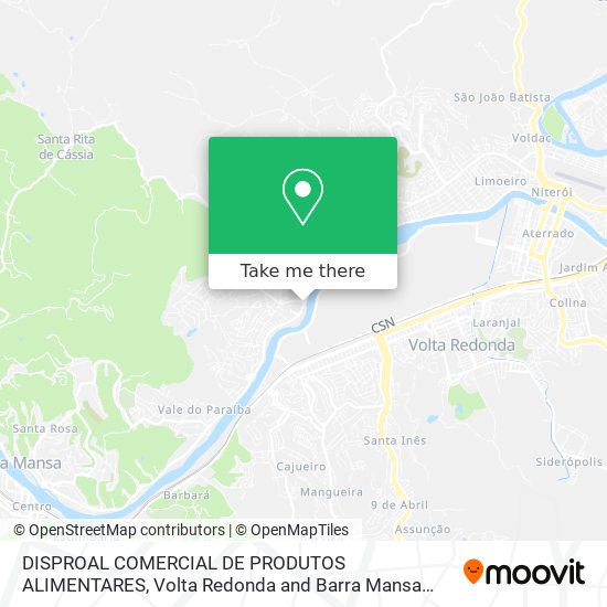 DISPROAL COMERCIAL DE PRODUTOS ALIMENTARES map
